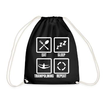 Trampoline Routine - Sac de sport léger - noir - Devant