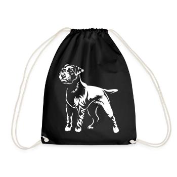 Parson Russell Terrier « BlackEdition » - Sac de sport léger - noir - Devant