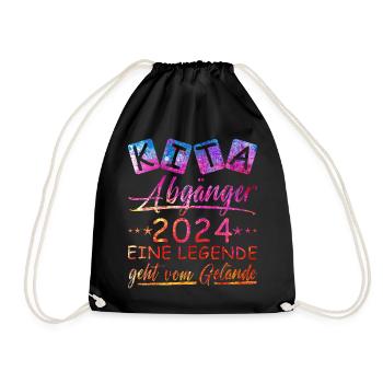 Kita Abgänger 2024 - Turnbeutel - Schwarz - Vorne