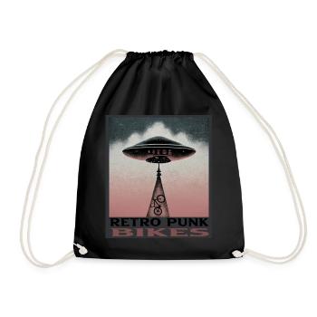 Bike - Drawstring Bag - black - Front