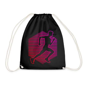 Fitness, Course à pied, Course à pied, Jogging, Cross Country Femmes - Sac de sport léger - noir - Devant