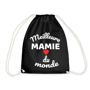 Bestes Mama-Herz - Turnbeutel - Schwarz - Vorne