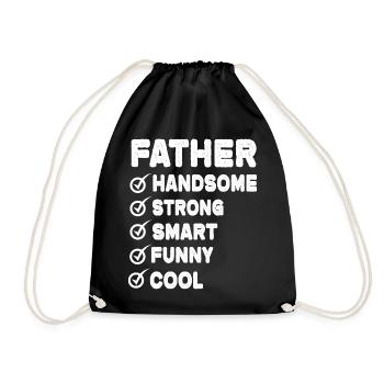 Father - Turnbeutel - Schwarz - Vorne
