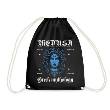 Conception mythologique de Méduse - Sac de sport léger - noir - Devant