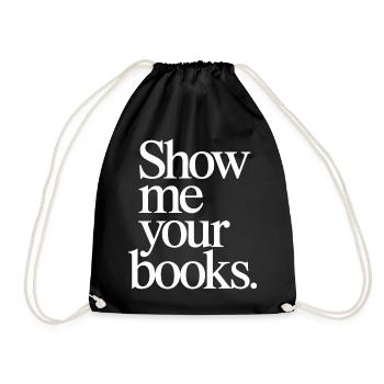 Montrez-moi vos livres Leseratte Buch Lesen Bücher - Sac de sport léger - noir - Devant