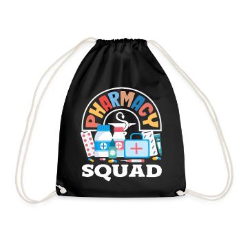 Pharmacist Pharmaceutical Technical - Drawstring Bag - black - Front