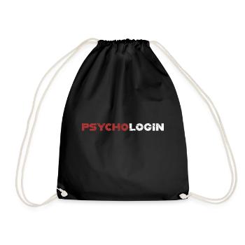 Psychologin - lustig - Turnbeutel - Schwarz - Vorne