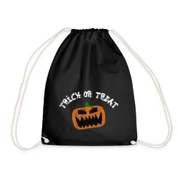 Citrouille Trick or Treat - Sac de sport léger - noir - Devant