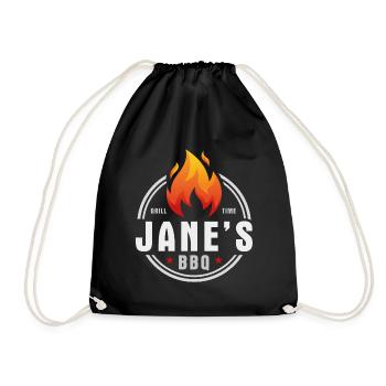 Barbecue Janes - Sac de sport léger - noir - Devant