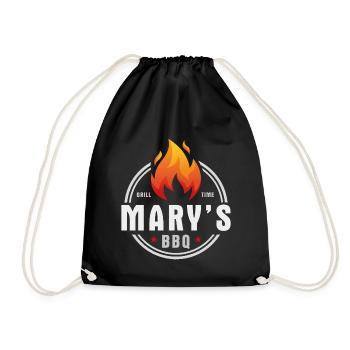 Marys BBQ - Sac de sport léger - noir - Devant