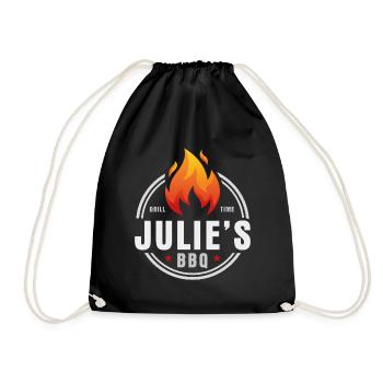Julies BBQ - Sac de sport léger - noir - Devant