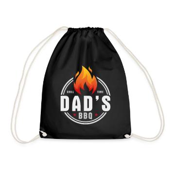 Barbecue pour papas - Sac de sport léger - noir - Devant