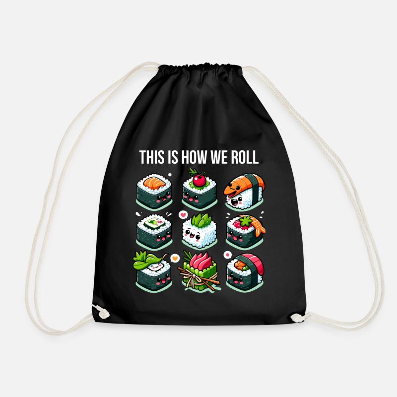 Voici comment Sushi Roll - Sac de sport léger - noir