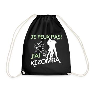 Danse Kizomba - Sac de sport léger - noir - Devant