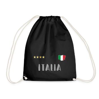 Maillot de football avec coeur - Sac de sport léger - noir - Devant