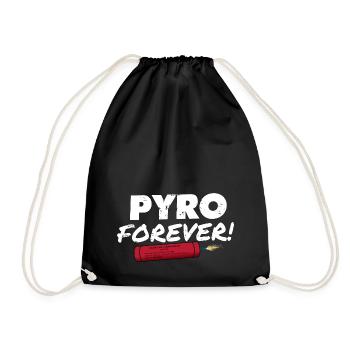 Pyro Forever - Turnbeutel - Schwarz - Vorne