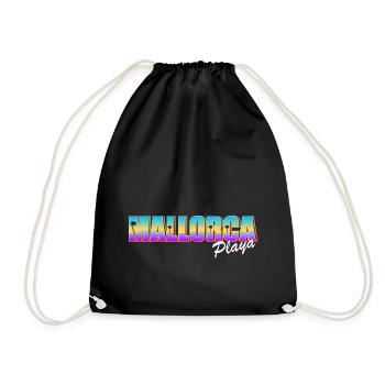Mallorca Playa - Drawstring Bag - black - Front