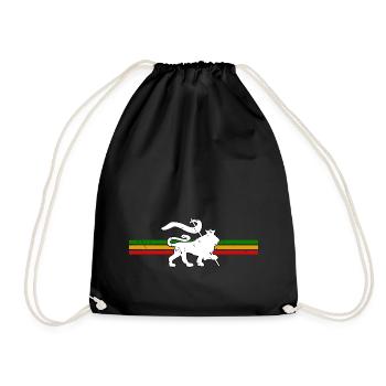 Reggae Lion - Sac de sport léger - noir - Devant