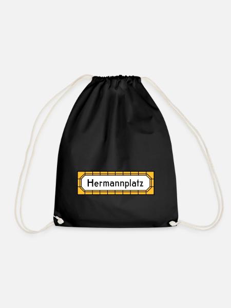 Hermannplatz NEUKÖLLN - Turnbeutel - Schwarz