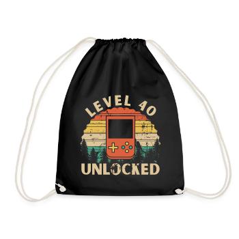 Level 40 Unlocked - Sac de sport léger - noir - Devant