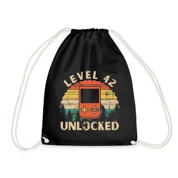 Level 42 Unlocked - Sac de sport léger - noir - Devant