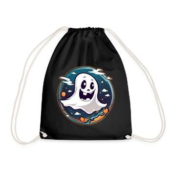 Mignon petit croquemitaine - Sac de sport léger - noir - Devant