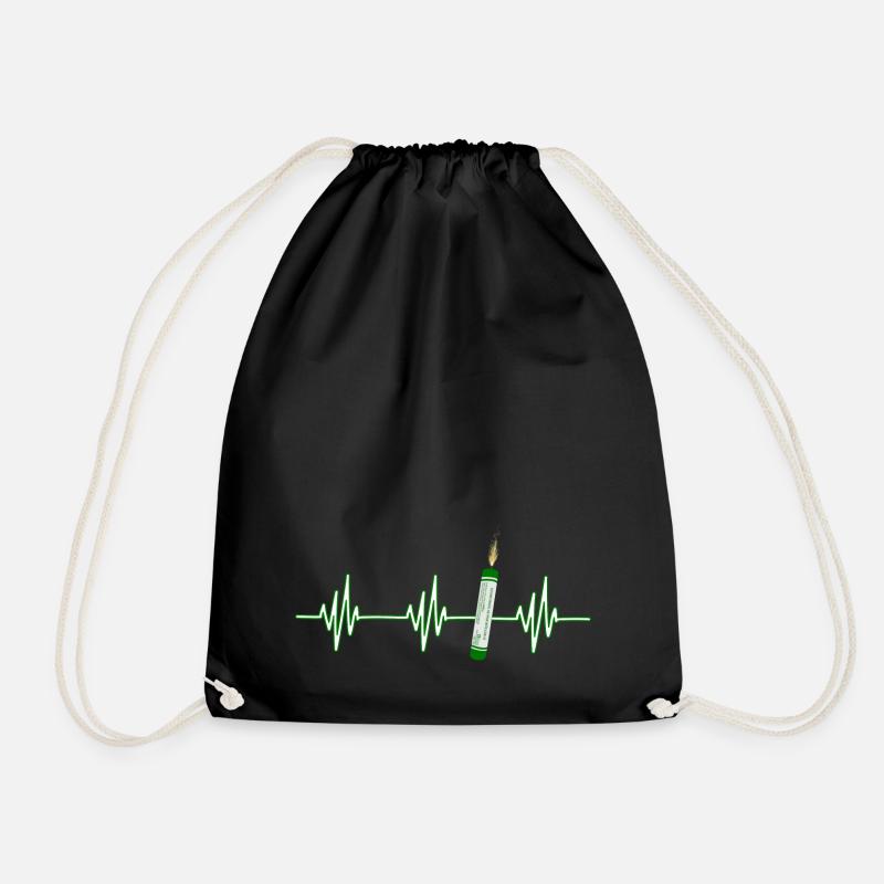 Heartbeat Pyro Cracker - Turnbeutel - Schwarz