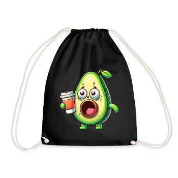 Avocat au café Caffeine Shock - Sac de sport léger - noir - Devant