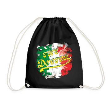 Moto GP, Italy, Rossi - Drawstring Bag - black - Front