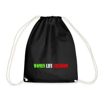 Women life freedom - Sac de sport léger - noir - Devant