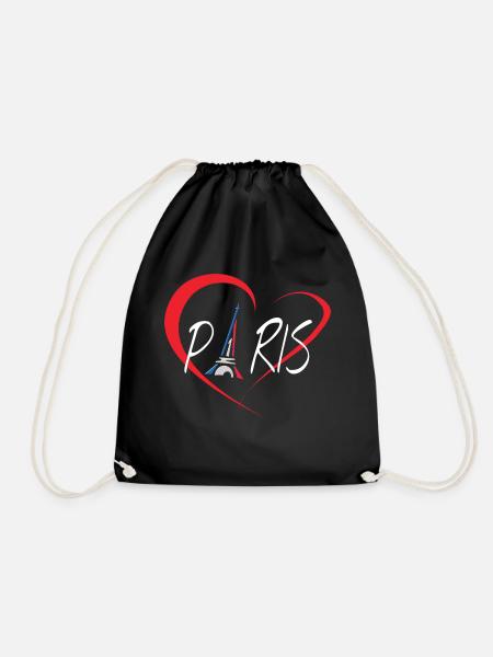 I Love Paris - Sac de sport léger - noir