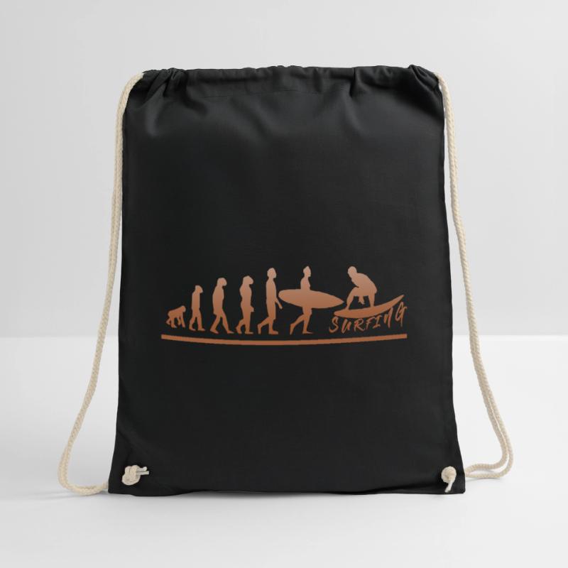 Surfing until evolution - Surfing until evolution Drawstring Bag