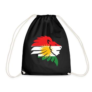 Kurdistan flag Son cadeau biji - Sac de sport léger - noir - Devant
