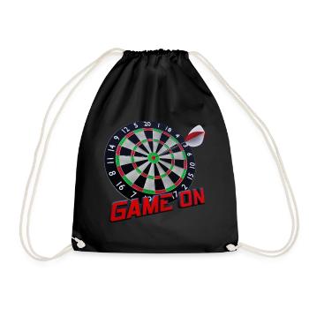 Jeu de fléchettes - Bullseye - Game on - Sac de sport léger - noir - Devant
