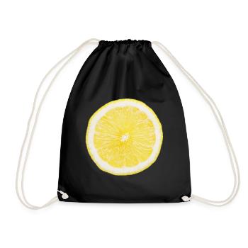 Demi-citron - Sac de sport léger - noir - Devant