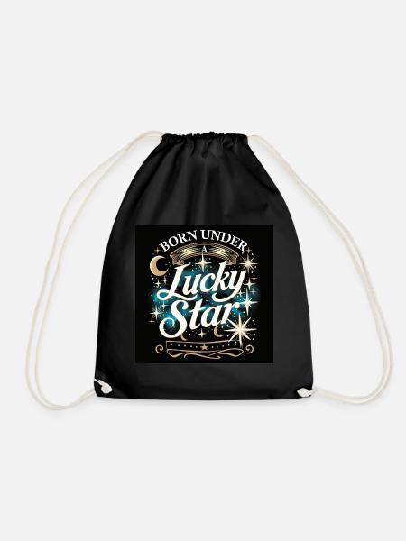 Bonne étoile - Sac de sport léger - noir