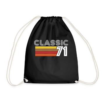 Classic 71 Anniversaire Vintage 1971 - Sac de sport léger - noir - Devant