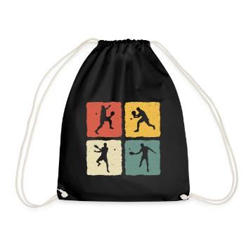 retro padel - Sac de sport léger - noir - Devant
