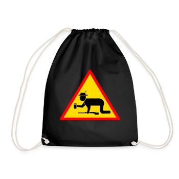 hunts hunting hunter hunting hunt - Drawstring Bag - black - Front