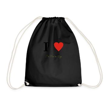 I Love Lord of the Rings - Drawstring Bag - black - Front