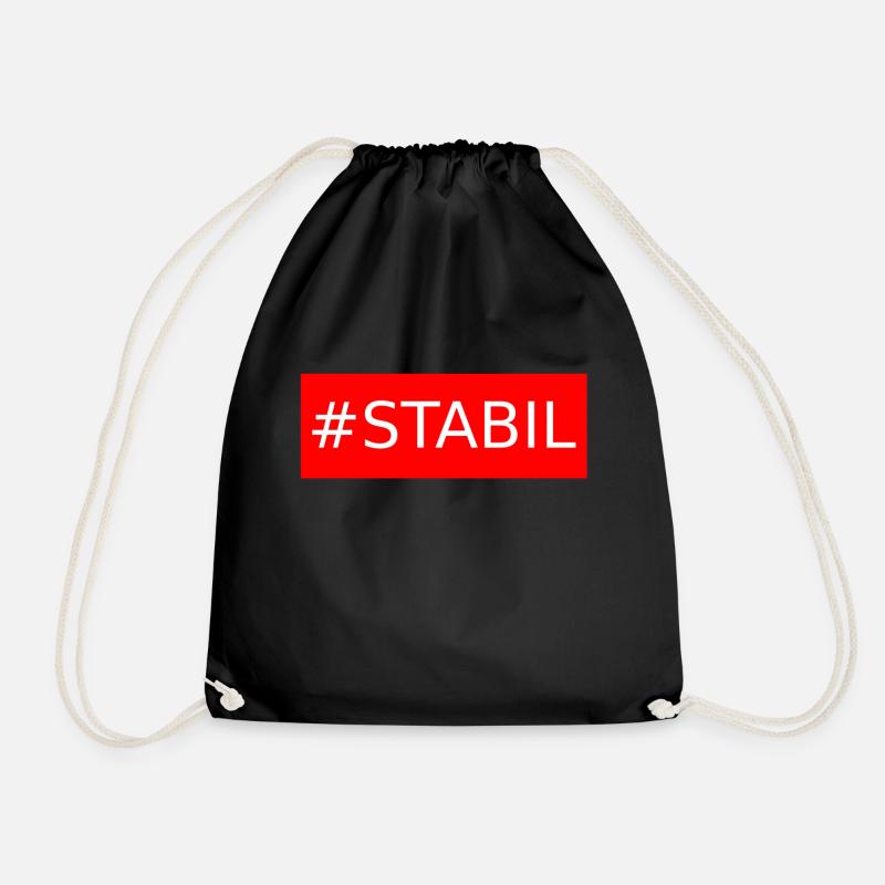 #STABIL - Turnbeutel - Schwarz