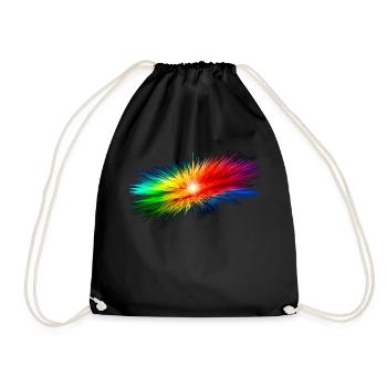 Couleur galaxie - Sac de sport léger - noir - Devant