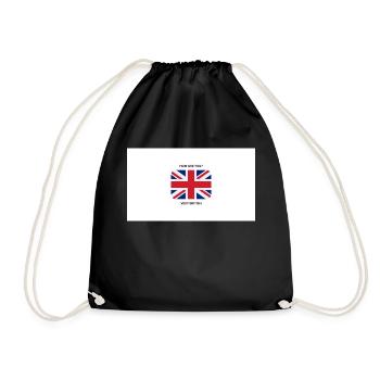 T-Shirt für alle Gelegenheit, für England fan - Turnbeutel - Schwarz - Vorne