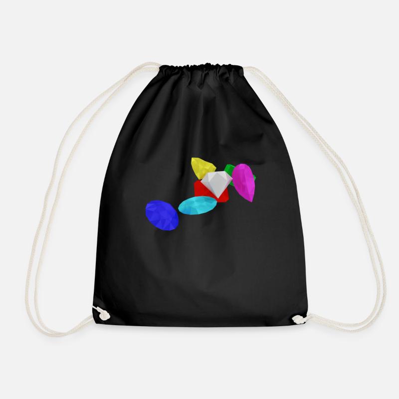 Pierres précieuses - Sac de sport léger - noir