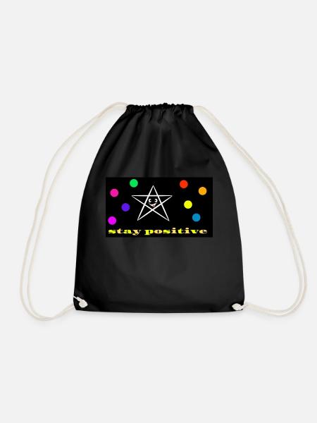 étoile positive - Sac de sport léger - noir