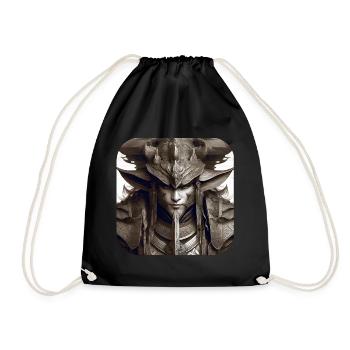 Proud Fantasy Knight - Drawstring Bag - black - Front