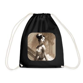 Prima Ballerina V - Turnbeutel - Schwarz - Vorne