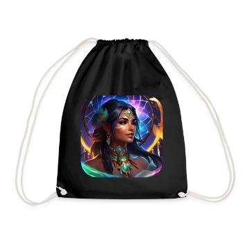 Mystique Fantaisie Chaman Sorcière - Sac de sport léger - noir - Devant