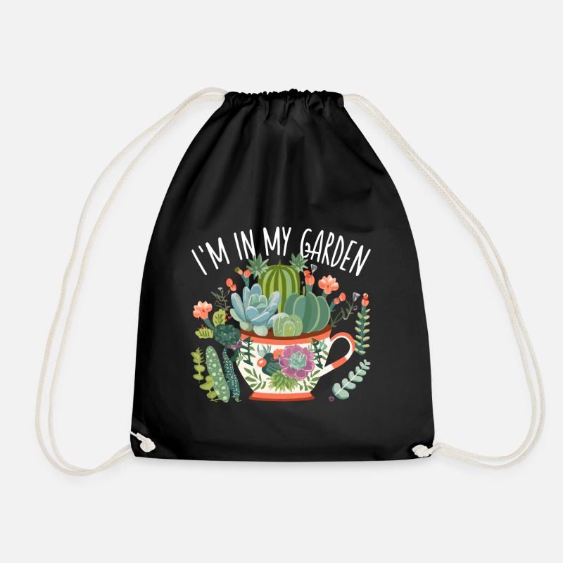 Succulentes drôle de dicton - Sac de sport léger - noir