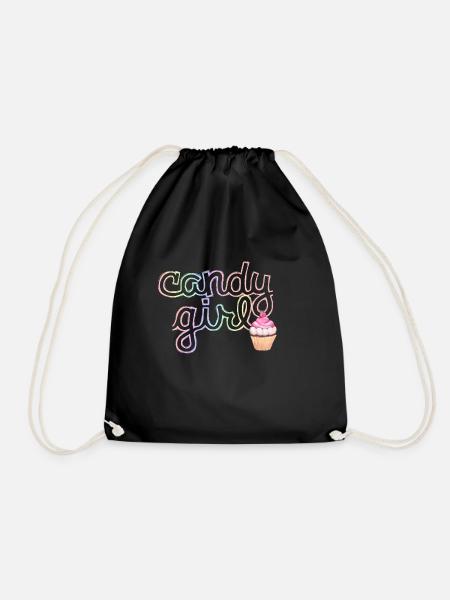 Candy Girl - Turnbeutel - Schwarz
